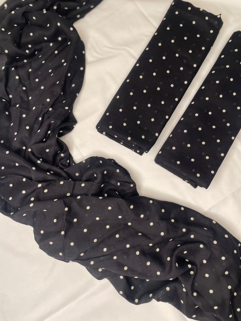 Black Polka Dots